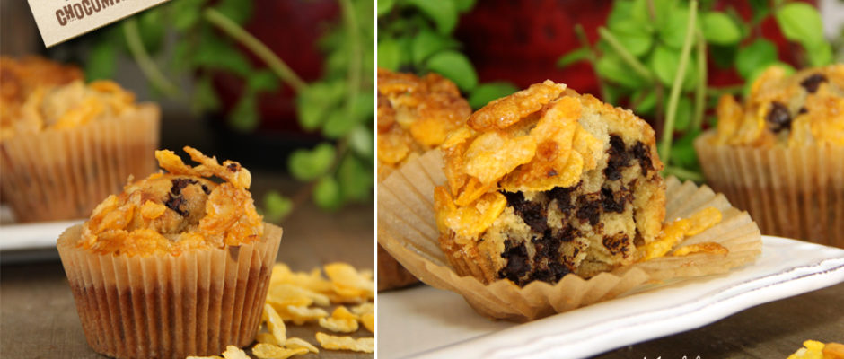 muffins cornflakes pepites chocolat