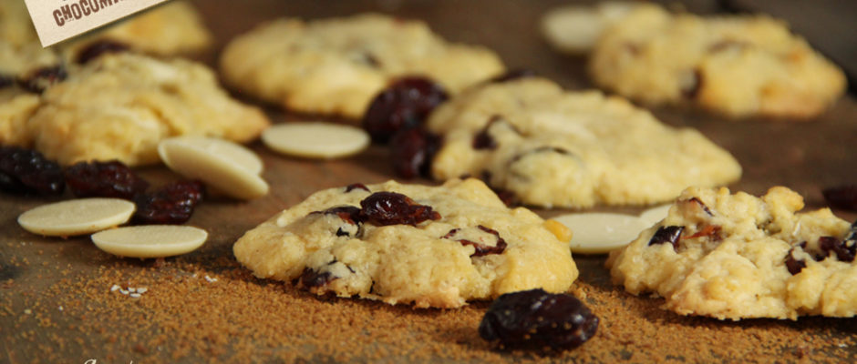 recette cookies cranberries chocolat blanc