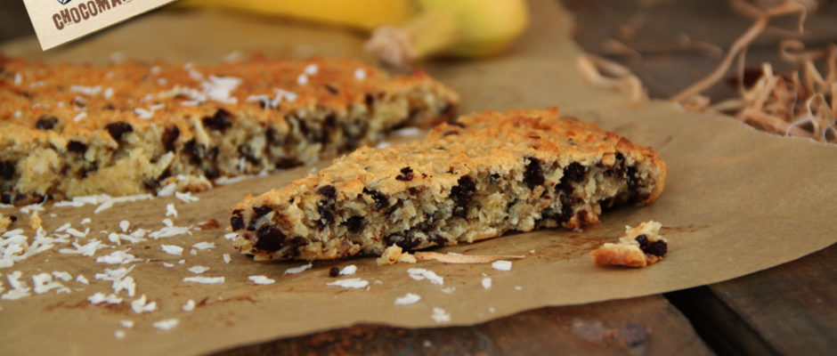 recette cookie banane coco pepites chocolat