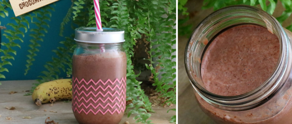 smoothie chocolat vegan banane coco cacao