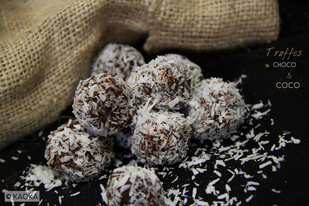 Recette Truffes Chocolat Lait Noix de Coco