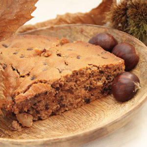 Recette de l’Ardéchois, Moelleux Châtaignes & Pépites de Chocolat