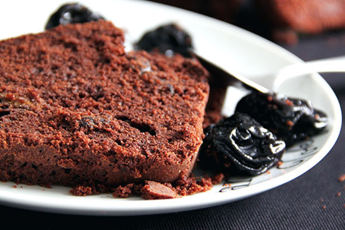 Recette cake chocolat pruneaux