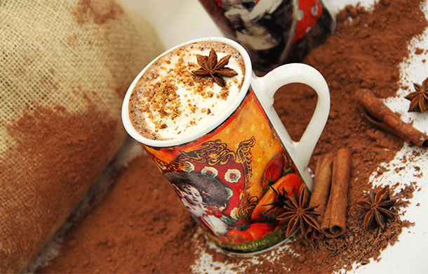 Recette de chocolat chaud aux épices de Noel
