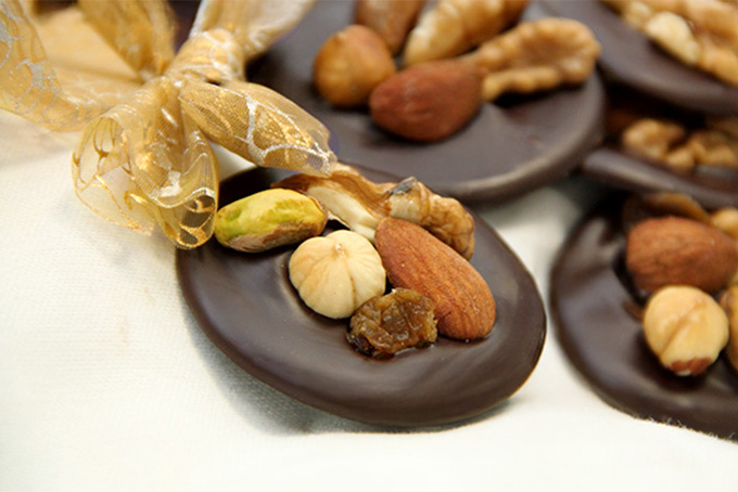 Recette de mendiants au chocolat