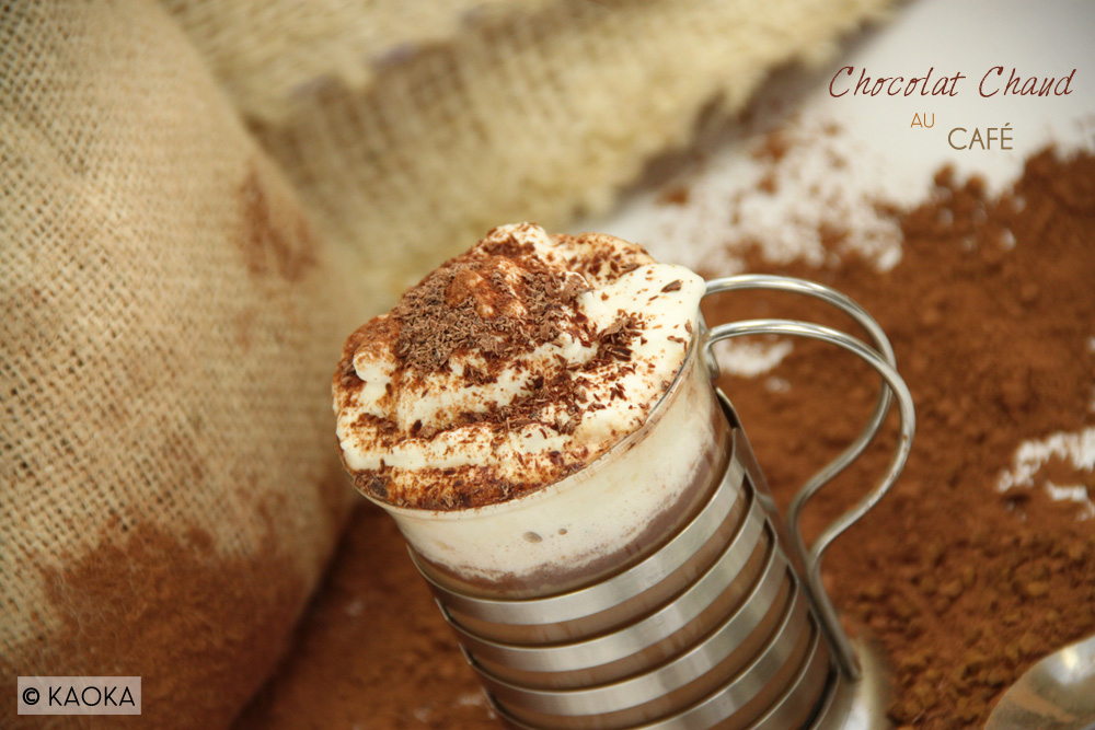 Recette chocolat chaud café cacao bio