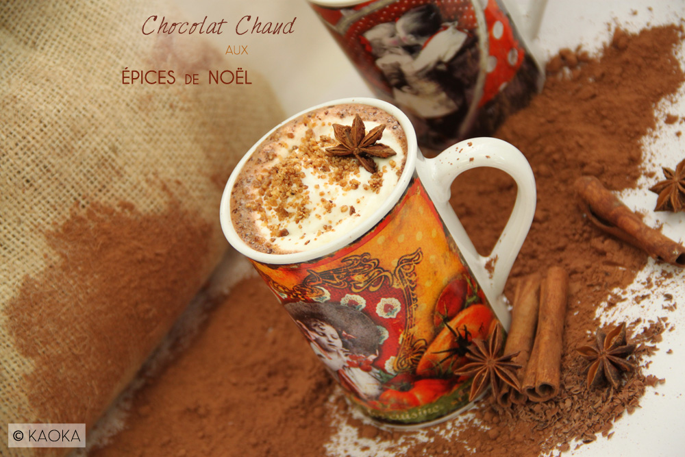 Recette du chocolat chaud aux épices de Noël