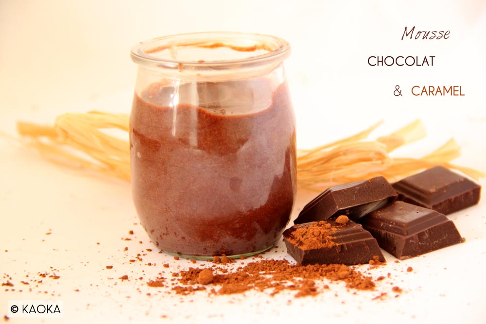 Mousse chocolat bio caramel KAOKA