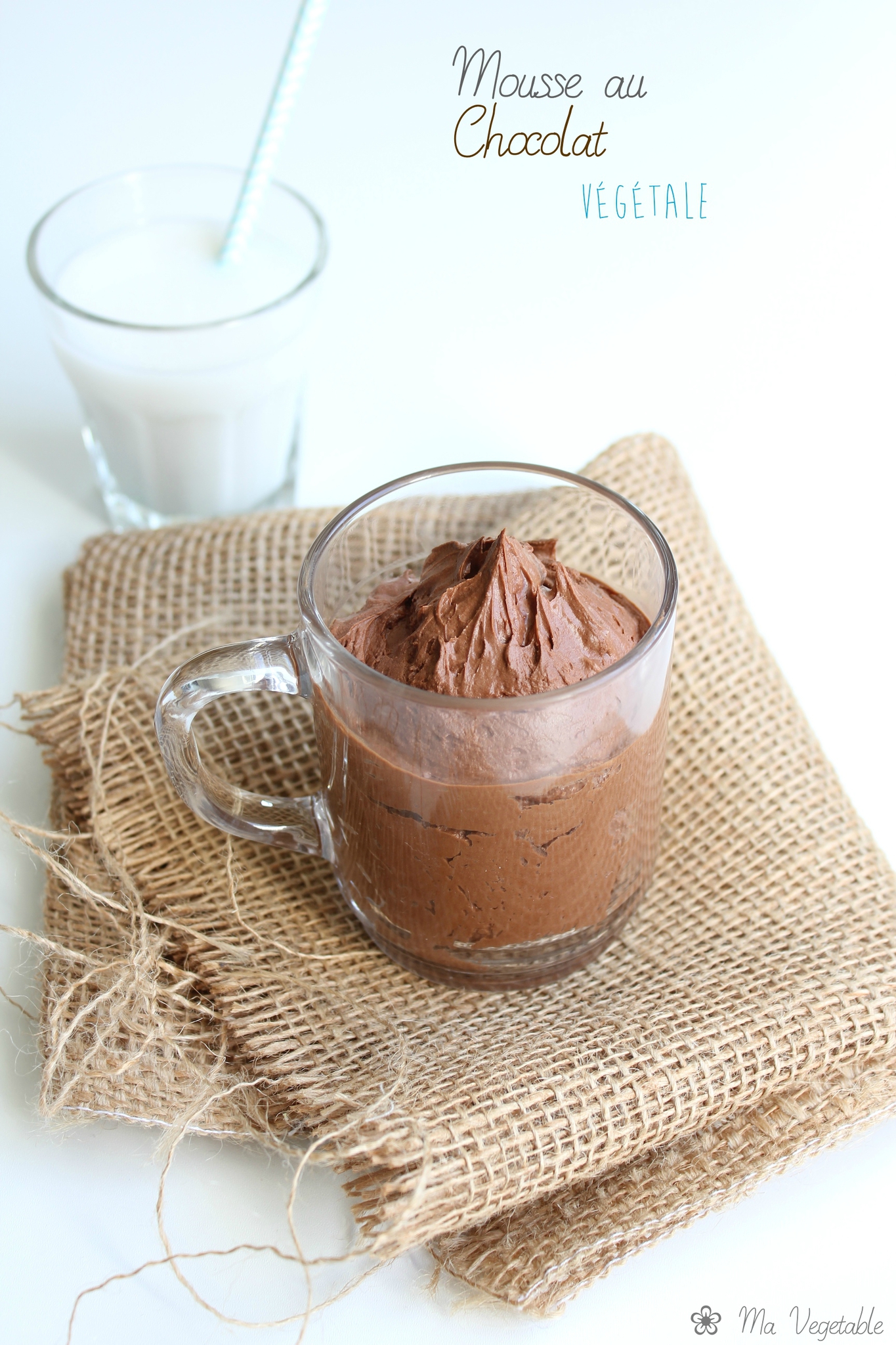Mousse chocolat végétale lait coco