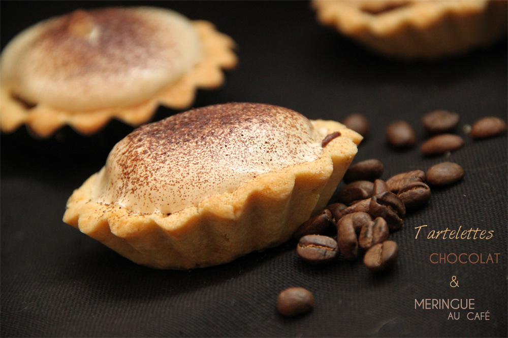 Recette Tartelettes chocolat bio meringue café KAOKA