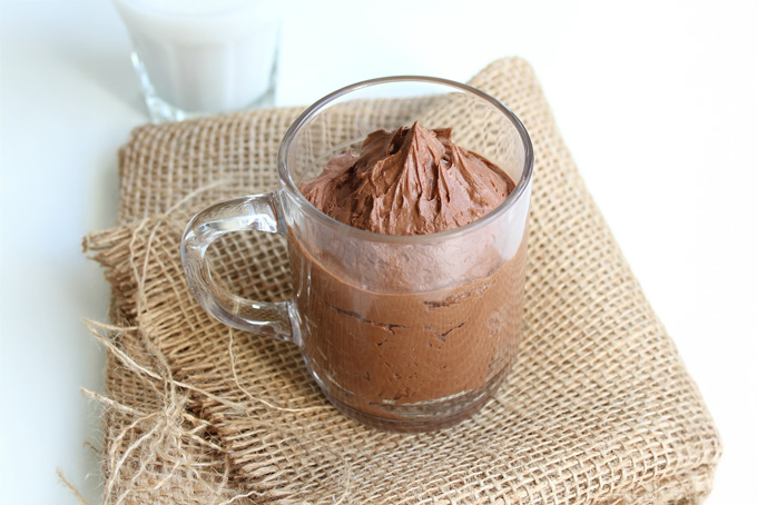 Recette de mousse au chocolat végétale
