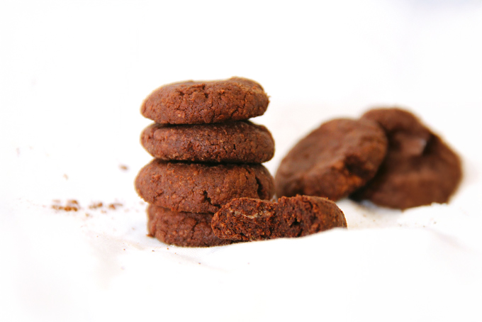 Recette de biscuits au chocolat et à la pâte d'amande