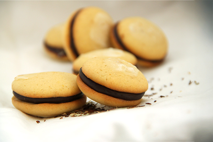 Recette de Whoopies au chocolat noir et à la bergamote