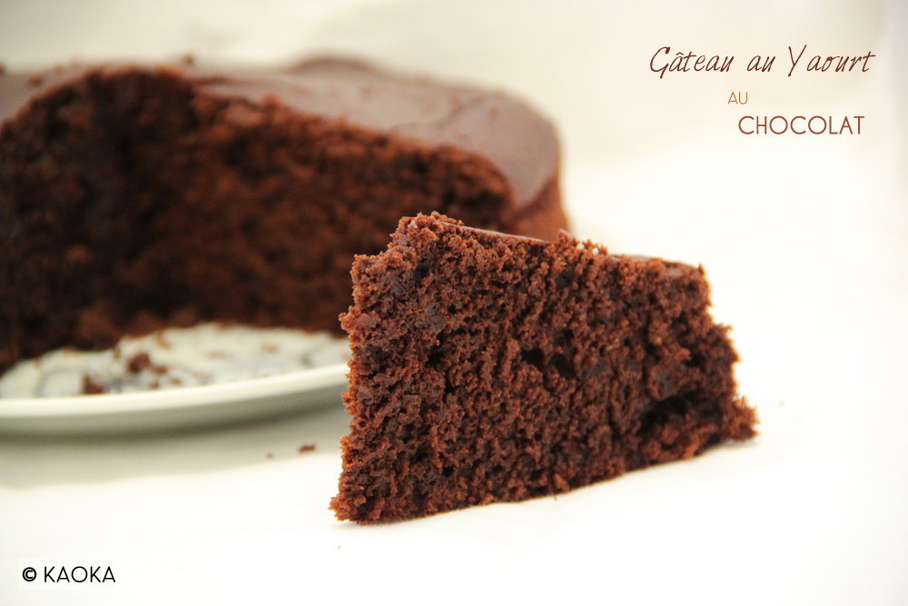 Recette gateau yaourt chocolat bio