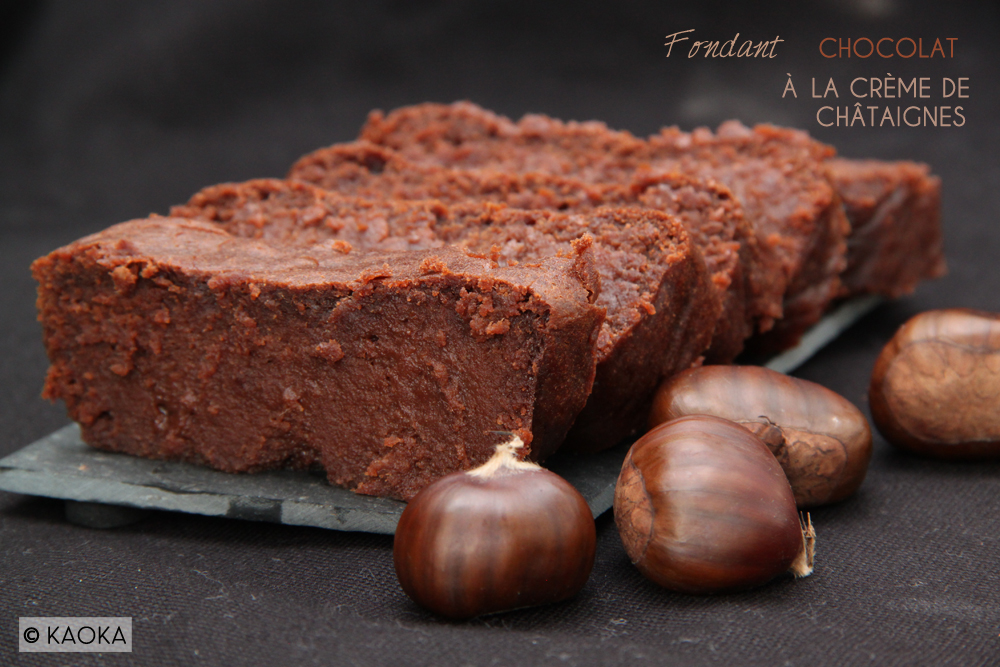 Fondant Chocolat à la Crème de Châtaignes