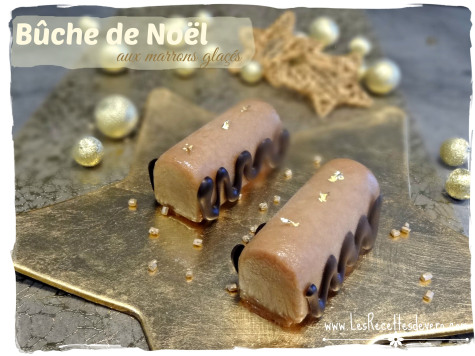 buche chocolat marrons