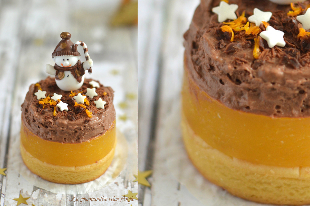 Dessert De Noel Farine De Lupin Orange Chocolat Les Chocomaniaks