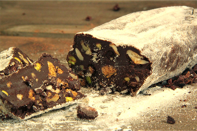 Recette de saucisson au chocolat