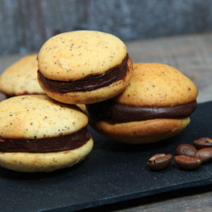 Recette de whoopies au chocolat noir et au café
