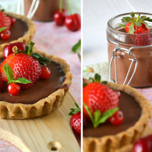 Tartelettes Panna Cotta Chocolat Fruits Rouges