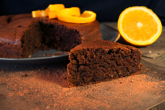 Recette de gâteau moelleux au chocolat et à l'orange entière