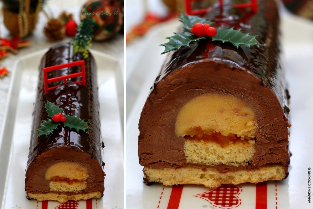 recette buche chocolat orange