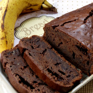 recette banana bread chocolat bio