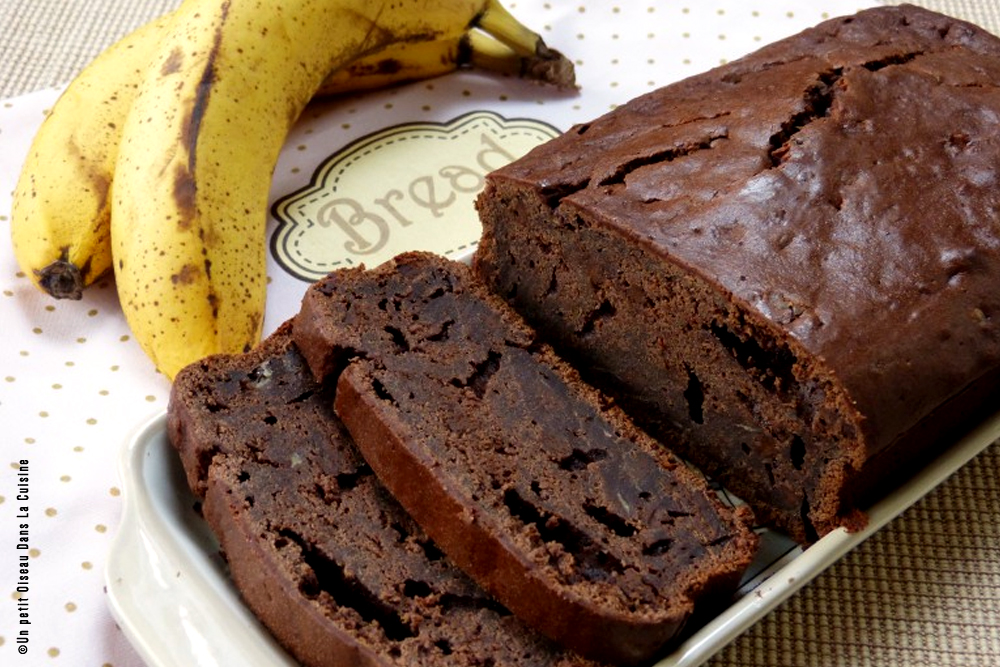 recette banana bread chocolat bio