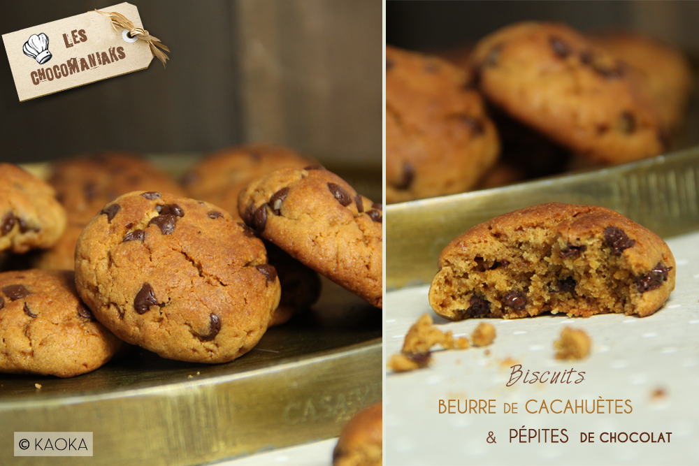 recette biscuits cacahuetes pepites