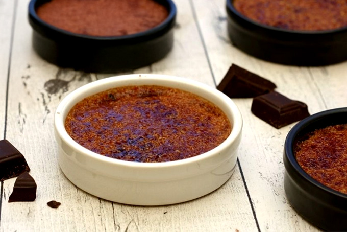 Recette de Crème Brûlée au chocolat