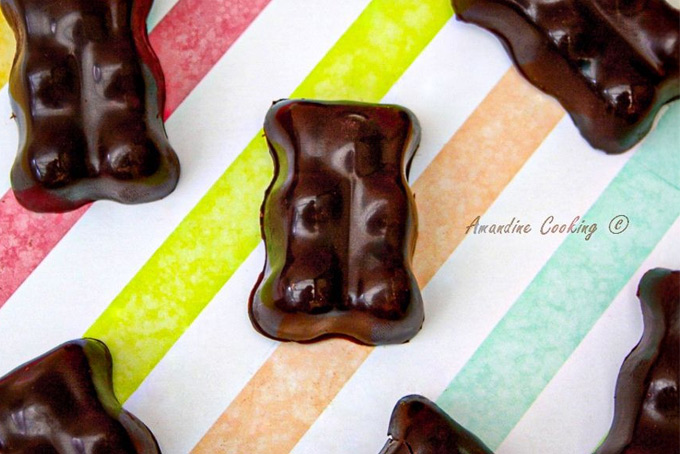 Recette oursons en guimauve et coque en chocolat