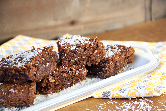 Recette de fondant à la banane, à la noix de coco et au chocolat au lait