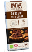 Tablette DESSERT Noir Corsé 70% KAOKA