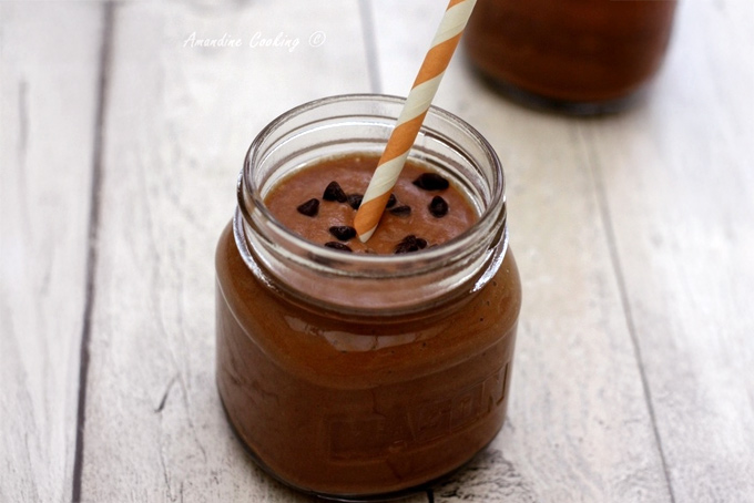 Recette de smoothie poire et chocolat