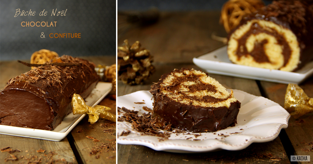 Buche De Noel Chocolat Confiture Les Chocomaniaks Buche De Noel Chocolat Confiture Les Chocomaniaks