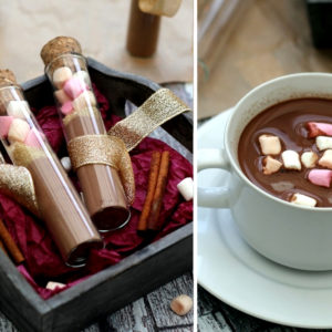 Petites fioles de chocolat chaud à offrir - chefNini