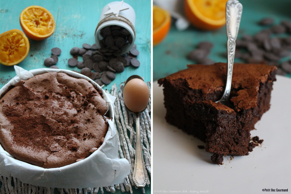 recette gâteau mousse orange chocolat