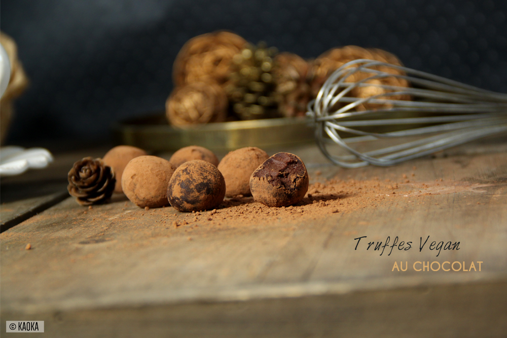 recette truffes vegan chocolat bio equitable