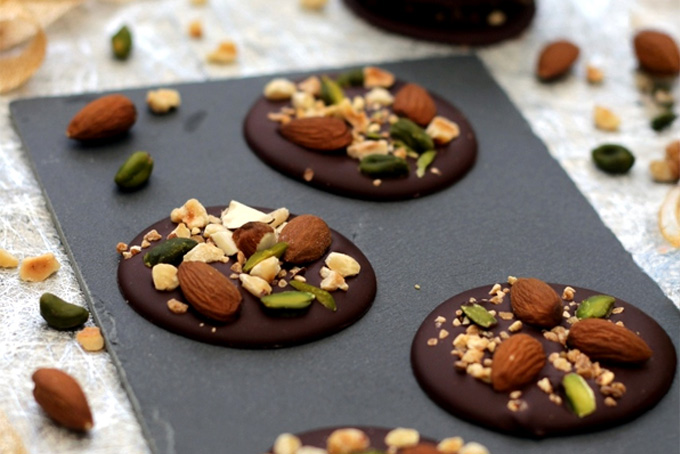 Recette de mendiants au chocolat