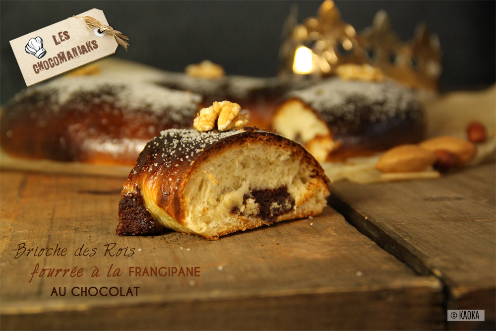 brioche rois fourrage frangipane chocolat bio