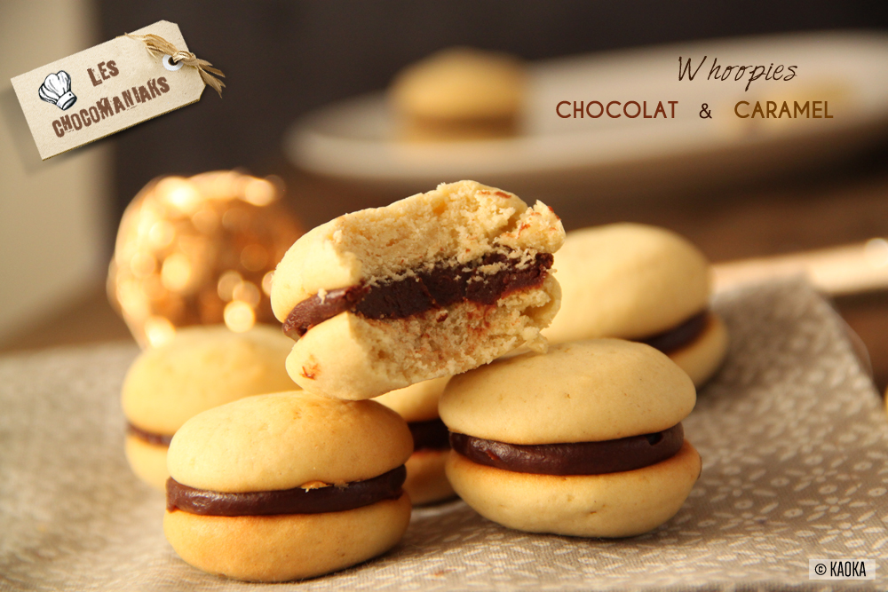 recette whoopies chocolat caramel