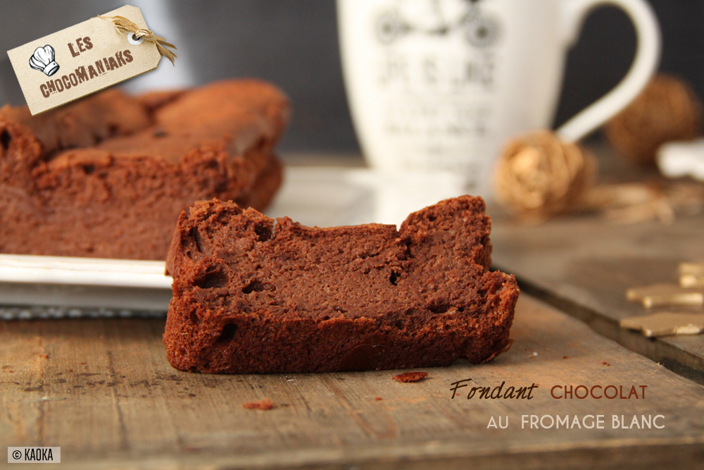 fondant chocolat sans beurre fromage blanc