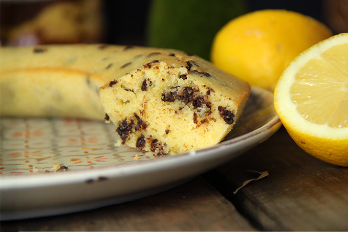 Recette de moelleux au citron et aux pépites de chocolat