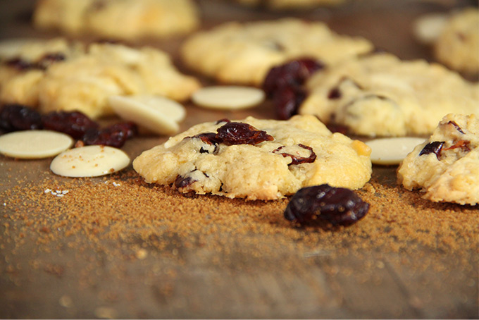 Recette de cookies aux cranberries et au chocolat blanc