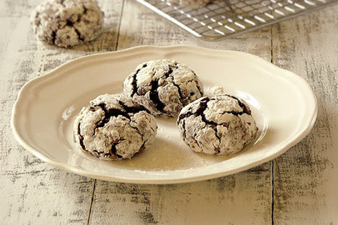 Recette de crinkles au cacao