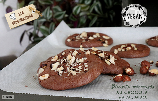 recette biscuits vegan chocolat aquafaba