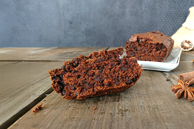 Recette de cake vegan à la butternut et aux pépites de chocolat noir