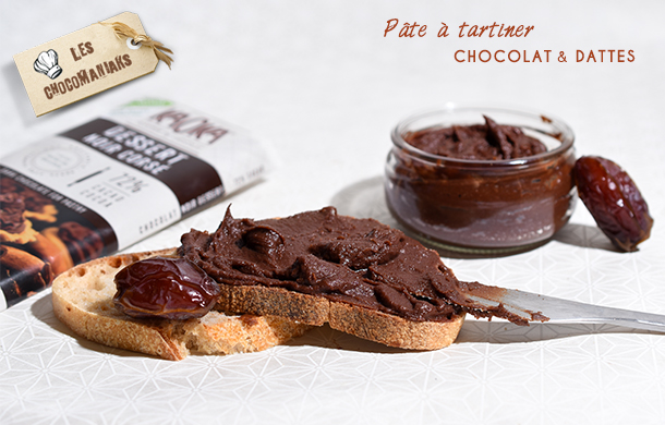 recette pate tartiner chocolat dattes vegan