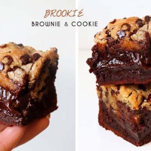 Recette de Brookie : Brownie & Cookie