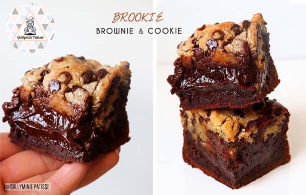 Recette de Brookie : Brownie & Cookie